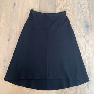 BCBG MaxAzria Manon black A-line skirt